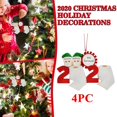 thumbnail image 1 of XWSHYW Decoraciones Navideñas Adornado con Familiares Personalizados para Navidad 2020, 2 Ml, 1 of 1