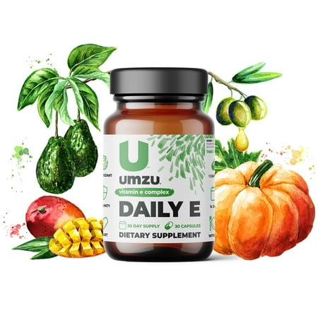 UMZU: Daily E - Antioxidants  Immunity & Heart Health ( BEST BY 11/2024 )