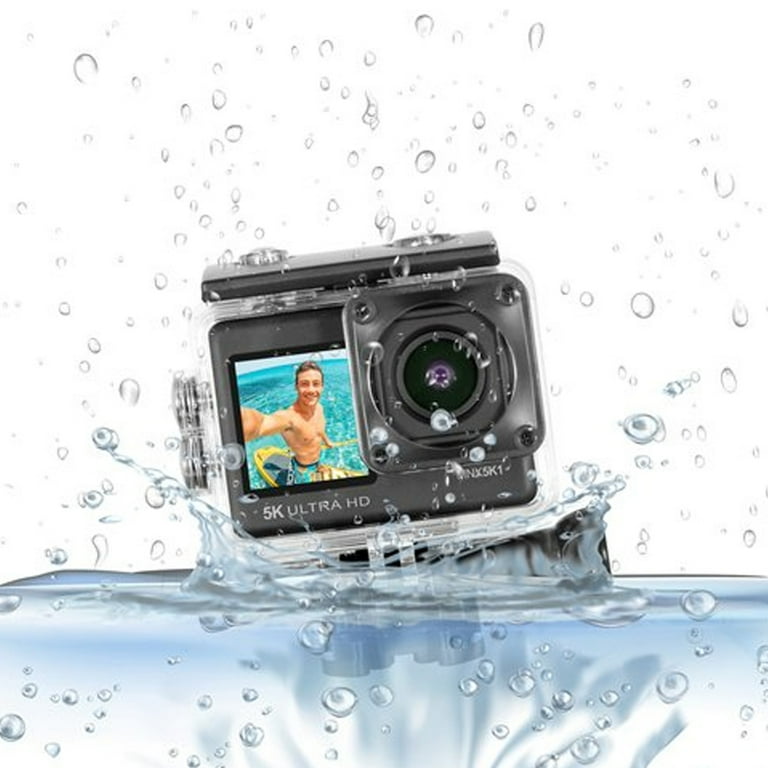 Minolta MNX5K1 Action Camera Kit - 5K Ultra HD, 24 MP, Waterproof