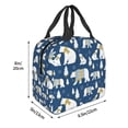 thumbnail image 3 of Disketp cute winter bear Bolsa Térmica para Almuerzo para Hombre y Mujer, Ideal para Trabajo, Senderismo y Picnic, 3 of 8