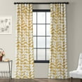 thumbnail image 2 of Triad Gold Printed Cotton Twill Curtain (1 Panel), Triad Gold, 50W X 96L, 2 of 6