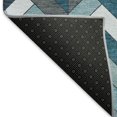 thumbnail image 5 of Addison Rugs Chantille Indoor/Outdoor Transitional Geometric Teal Machine Washable Rectangle Rug, 8' x 10', 5 of 8