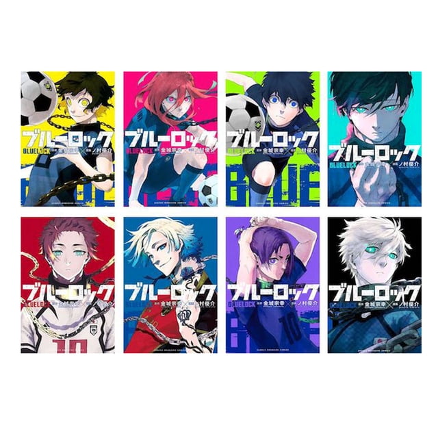 Arte de anime Poster Blues Locks, 42 x 29 cm, 8 unidades/lote de papel, 300 g