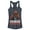 Indigo, variant on Junior's Marvel Deadpool No One Cares  Racerback Tank Top Indigo X Small