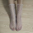 thumbnail image 3 of Medias de encaje blanco pantimedias mujer verano lolita lolita medias de pila medias medias, 3 of 5