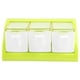 thumbnail image 1 of Organizador de caja de condimentos para almacenamiento de condimentos Estante de especias de pared verde, 1 of 8
