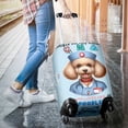 thumbnail image 3 of Just a Certified Nursing Assistant Cna Who Loves Her Poodle Travel Luggage Cover Poodles Dog Lover Gifts Idea Suitcase Dust Protective Decor - 00003, 3 of 5
