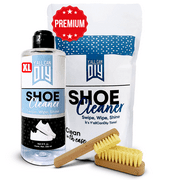 Y'ALLCANDIY Athletic Shoe Cleaning Kit, 1 Pack, Net 8 fl.oz, 2 Brushes, White Sneaker Cleaner