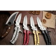 Charext Heavy Duty Poultry Shears - A Must Have Kitchen Shears for Chicken and Meat Cutting - Dishwasher Safe and Stainless Food Kitchen Scissors (Silver)