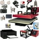 thumbnail image 1 of Combo 12 En 1 EV Technologies plancha sublimacion color roja con impresora y 150 articulos, 1 of 8