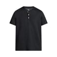 thumbnail image 5 of George Men's & Big Men's Relaxed Fit Knit Cloth Henley Shirt with Short Sleeves, Sizes XS-5XL, 5 of 5