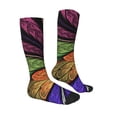 thumbnail image 3 of Fotbe Multicolored Beautiful Flower1 print Women's Men's Novelty Crew Socks Cotton Socks Knee High Socks for Walking,Running,Nurses,Pregnancy, 3 of 8