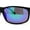 Black Green Teal Mirror, variant on Locs Mens Color Mirror Color Smoke Arm Sport Sunglasses Black Red Orange Mirror