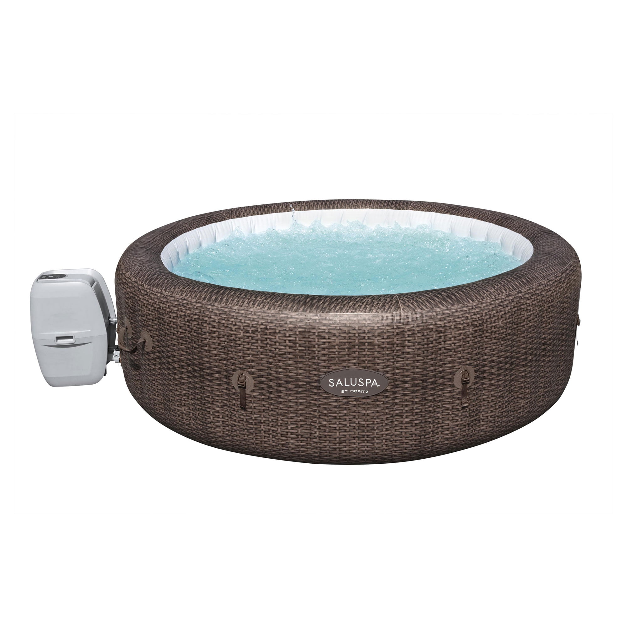 Bestway SaluSpa Shade Canopy w/ Inflatable Hot Tub w/ Pump #P09120