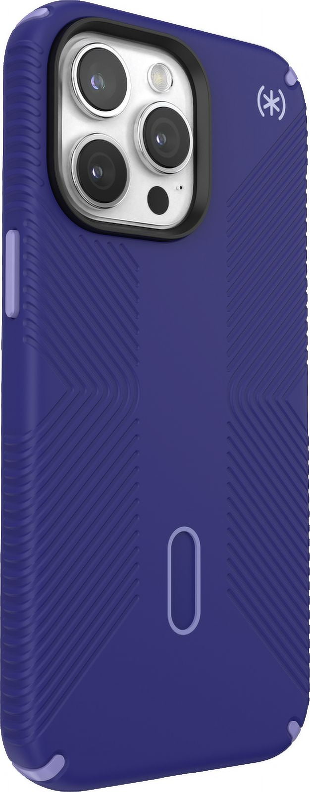 Speck iPhone 15 Pro Max Case-Presidio2 Grip-ClickLock-MagSafe-6.7 Inch Phone Case-Future Blue/Purple Ink/Sky Purple