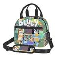 thumbnail image 2 of Bluey Lunch Box Bolsa De Almuerzo Aislada Reutilizable Para Mujeres De Gran Capacidad Con Correa Para El Hombro, 2 of 4