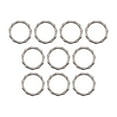 thumbnail image 2 of GUOOL 10 Pcs Pince à Mousqueton Ronde Tendance pour Sac Fourre-Tout Argent, 2 of 9