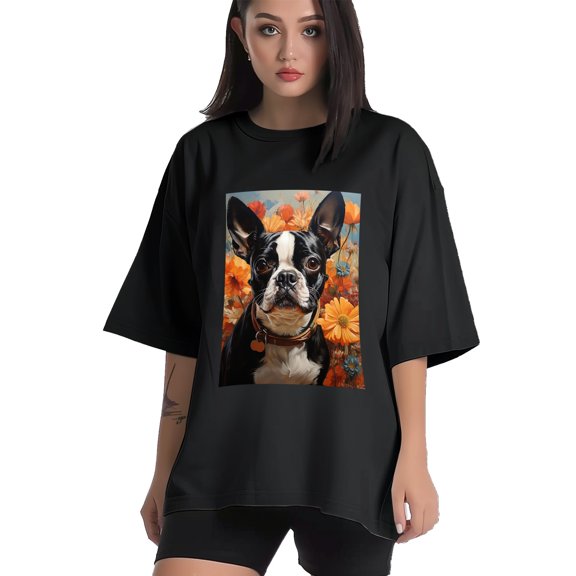 Plus Size Shirt for Women Black Tops for Women Short Sleeves Shirt for Women Dog2 T Shirt Crewneck Shirt for Women XS