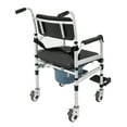 thumbnail image 7 of Dwellnix Shower Chair Height Adjustable Freestanding Folding Shower Chair w Bidet 160kg, 7 of 7