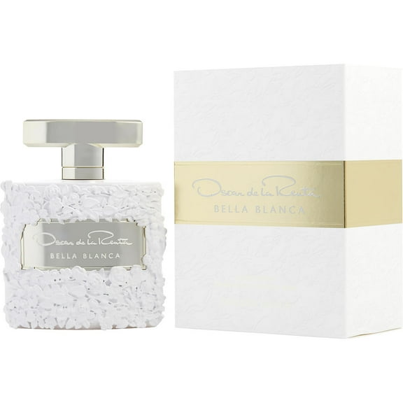 Oscar de la Renta Bella Blanca Eau de Parfum Spray - 3.4 oz - Luxurious Scent of Elegance