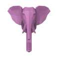 thumbnail image 1 of Colgador de llaves, ropa decorativa, toalla, sombrero, gancho, bolso, armario, chaquetas, baño Elefante rosa, 1 of 9