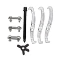 thumbnail image 2 of Kit de extractor de engranajes de 8 piezas, 6 pulgadas y 3 pulgadas-Herramienta de extracción de acero al cromo-vanadio con mandíbulas para poleas, cojinetes y volantes., 2 of 14