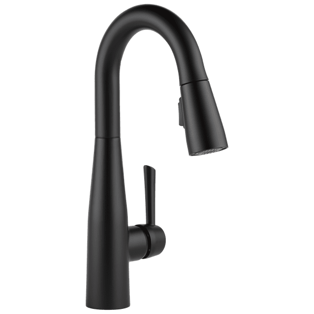 Essa Single Handle PullDown Bar / Prep Faucet in Matte Black 9913BL
