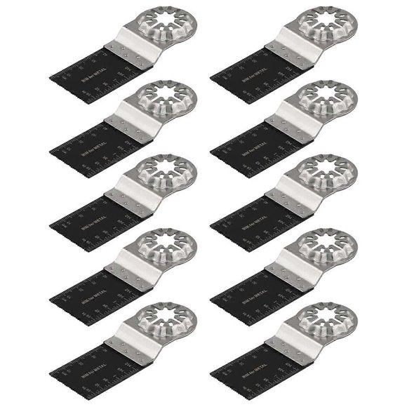 Starlock Multitool, 10 pcs Oscillating Saw Blades, Starlock Multitool Bi-Metal Tools for_SPECIAL GIFTS Great Gift