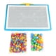 thumbnail image 3 of 296pcs Jigsaw Puzzle Mix Colour Mushroom Nails Pegboard Educational Building Bricks Creative Diy Mosaic Toys 3d Games For Kids Children, 3 of 5