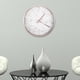 thumbnail image 4 of Reloj de pared de oficina, reloj de pared moderno con patrón de mármol, reloj de pared moderno, artesanía excepcional, 4 of 9