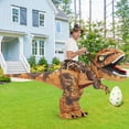 thumbnail image 3 of GOOSH 63 inch Inflatable Dinosaur Costumes for Adults, Blow Up Dinosaur Costume Adult Size, Funny Halloween Costumes for Adults Men Women Unisex Halloween Party Cosplay, 3 of 7