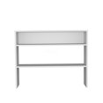 thumbnail image 2 of Modern White Console Table with Open Storage Shelves, Entryway Sofa Table for Living Room, 2 of 7