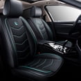 thumbnail image 3 of 1 Pcs Universal Car Front Seat Mat Covers PU Leather Breathable Cushion Pad Set Exquisite Workmanship Comfortable Antibacterial, 3 of 5