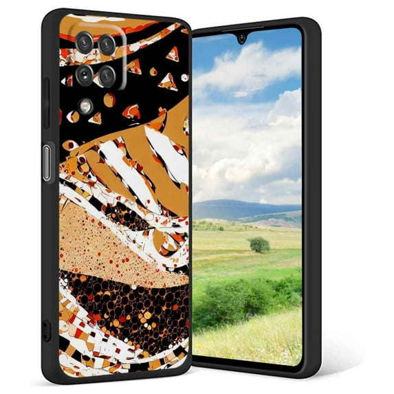 Compatible with Samsung Galaxy A42 Phone Case, Abstraction-8 Case Men Women, Flexible Silicone Shockproof Case for Samsung Galaxy A42