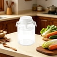 thumbnail image 1 of Lipstore Pickle Jar Accessories Handle Fermentation Bottle Food Storage Container Kimchi Container for Countertop Fridge Camping Work White 7 L, 1 of 4