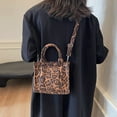 thumbnail image 6 of Trendy Shoulder Bag for Woman Leopard Pattern Handbag Simple Crossbody Bag, 6 of 20