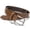 Brown, variant on Maikun Men's Belts Black Vintage Crazy Horse Leather Belt Removable Buckle Adjustable Length