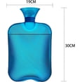 thumbnail image 3 of Bouillotte avec Housse Tricotée, Sac d'Eau Chaude 1,9 L, Bleu, 3 of 4