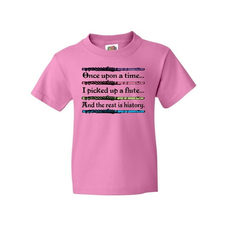 Inktastic Funny Flute Music Quote Youth T-Shirt