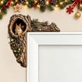 thumbnail image 6 of Velmasee Door Corner Decor - Rustic Tree Hollow 2D Wood Squirrel, Woodland Animal Door Topper for Home Door Frame Window Christmas Fall Farmhouse Decor, 6 of 7