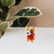 thumbnail image 3 of Figura de vidrio de 2 piezas, perro, hecha a mano, mini figura de animal de vidrio soplado, decoración artística de Art Glass, 3 of 5