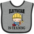 thumbnail image 3 of Inktastic Future Electrician in Training Boys Baby Bib, 3 of 4