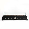 thumbnail image 4 of Tcbosik Tabletop Fire Pit, Propane Gas Portable Desk Top Fireplace with Lava Rock and Glass Wind Guard, Stainless Steel Firepit w/ Quick Connect Joint for Outdoor Patio Backyard Lawn Poolside, Black, 4 of 9