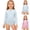 Swimwear-A113Light Blue, variant on Xdegoge Toddler Girls Swimsuit One Piece Zip Front Long Sleeve Striped Rash Guard Swimwear Side Bow Detail Quick Dry Water Park Beach Vacation Summer Holiday Light Blue 4 Years