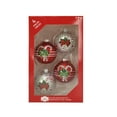 thumbnail image 4 of Holiday Time Dia 65mm 4Ct Candycae Glass Ornament, 4 of 5
