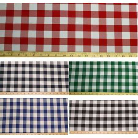 

Checkered Tablecloths 60 × 126 Rectangular Gingham 100% polyester 4 COLORS Royal Blue
