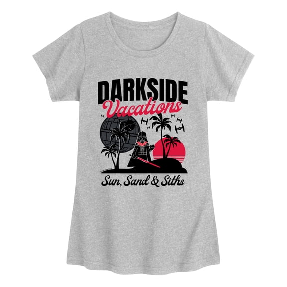 Star Wars - Darkside Vacations Fitted Short Sleeve Graphic T-Shirt
