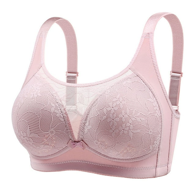 COM1950s Lace Bras for Women, Woman's Lace Thin Style Ventilate Large Size Bra without Steel Rim