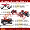 thumbnail image 6 of JINFANNIBI 5 Pack Oil Filters for Honda Rancher 350 & 420, TRX300EX TRX400EX Foreman 450 500, 6 of 11