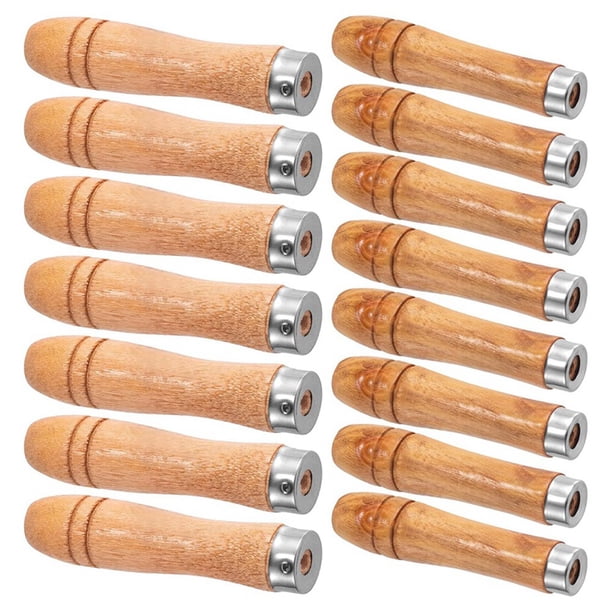 20 Piezas de de Madera para con Fuertes Collares de Metal, 10 Piezas para de 6 A 8 Pulgadas + 10 Piezas para de 10 A 12 Pulgadas (2 Tamaños)